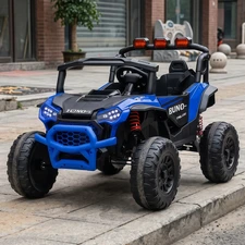 Двухместный детский электромобиль M 6382EBLR-4(24V) синий багги